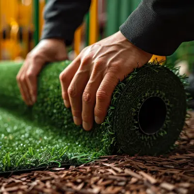 Turf Installation in Yard